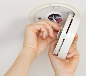 fire and smoke alarms